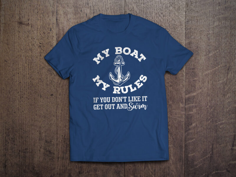 My Boat My Rules Mockup